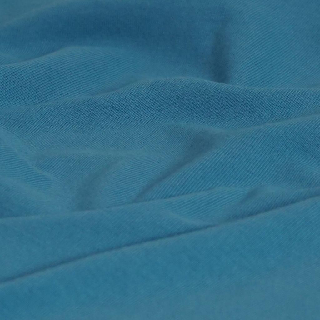 Heavy Jersey 100% Baumwolle wasserblau